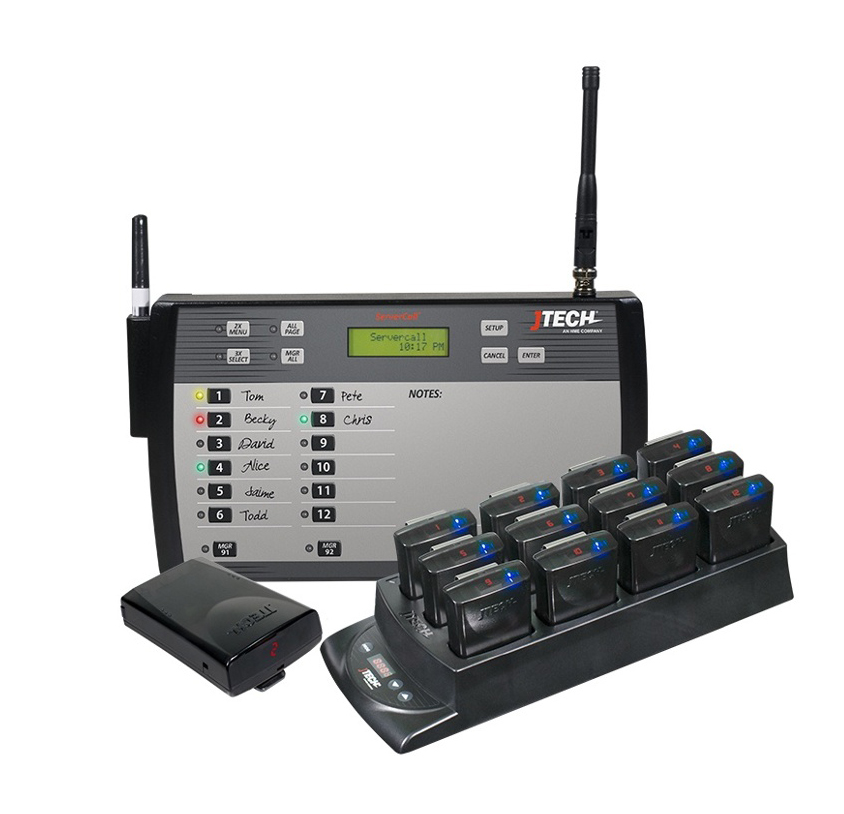 systeme de bipeurs pour appeler les serveurs