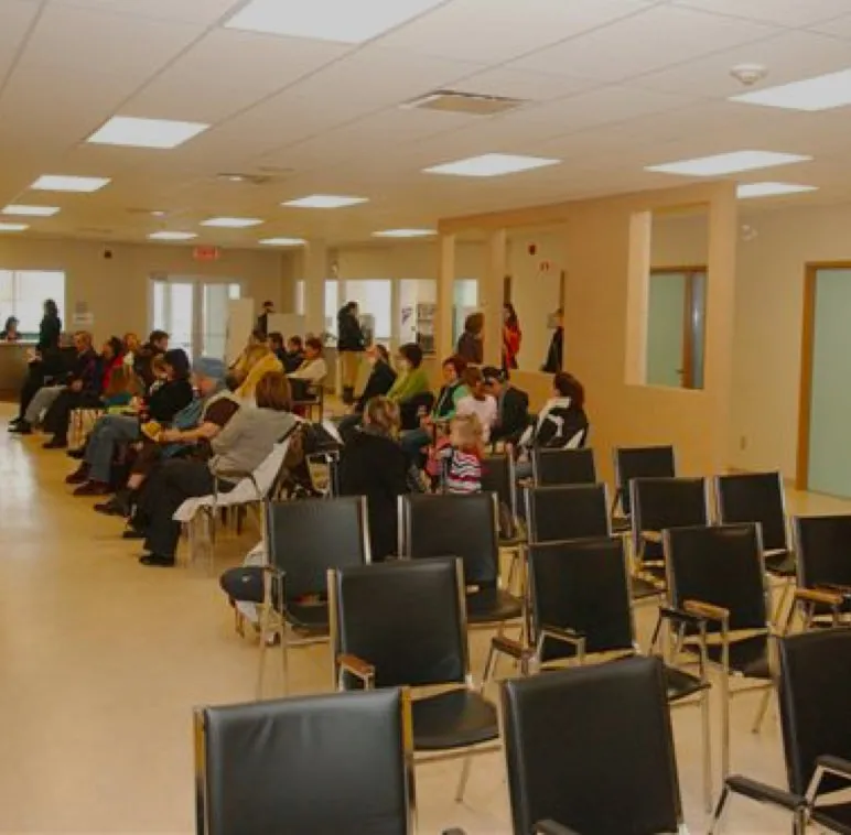 Salle d’attente patient